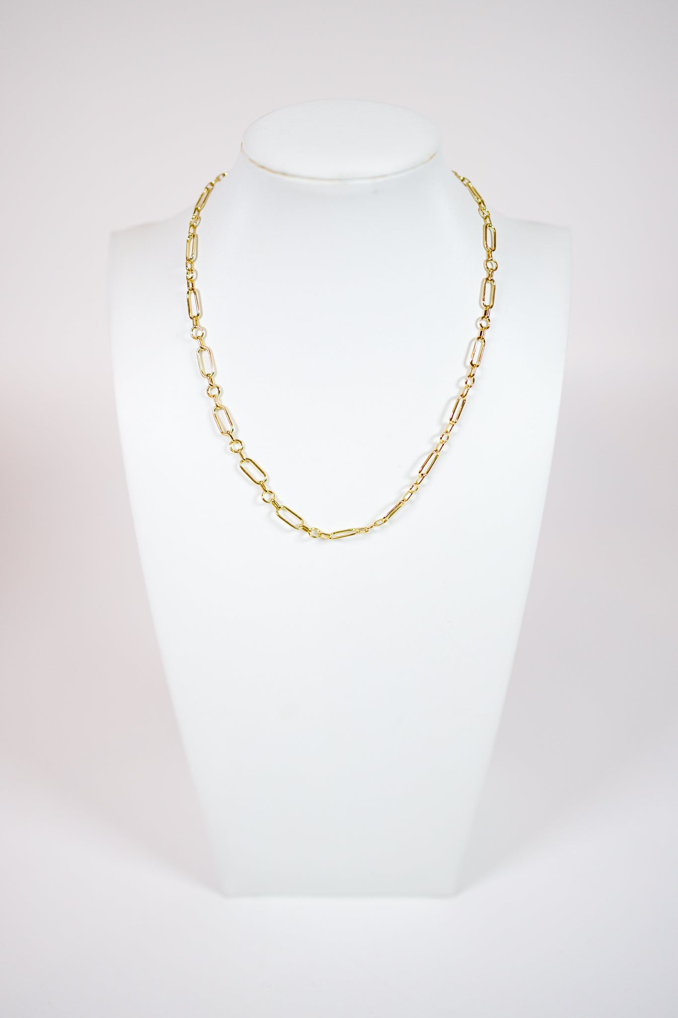 Gold Oval Link Chain Necklace Jaxe + Grace Boutique