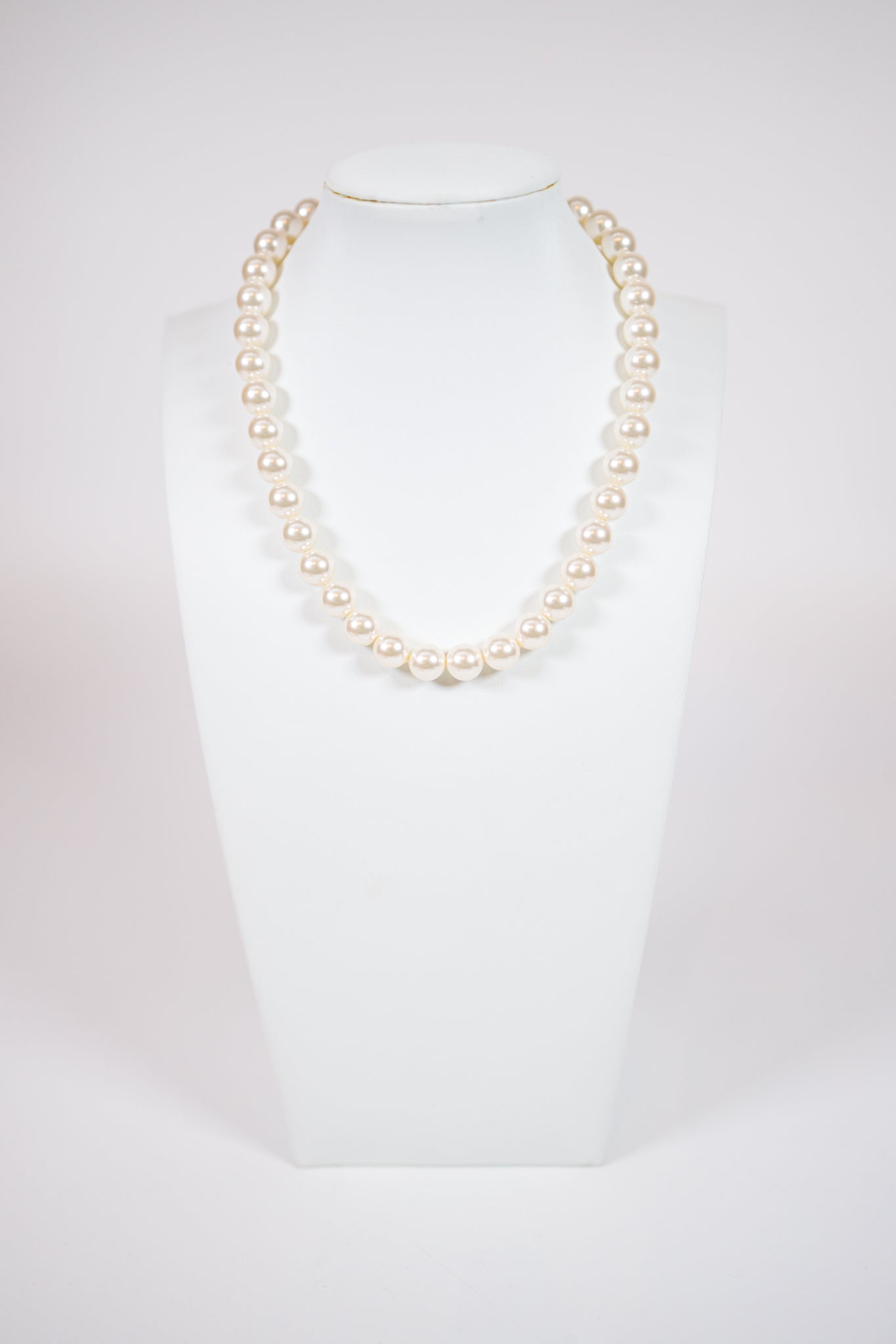 French Style Glass Pearl Strand Necklace Jaxe + Grace Boutique