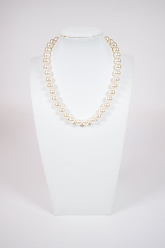 French Style Glass Pearl Strand Necklace Jaxe + Grace Boutique