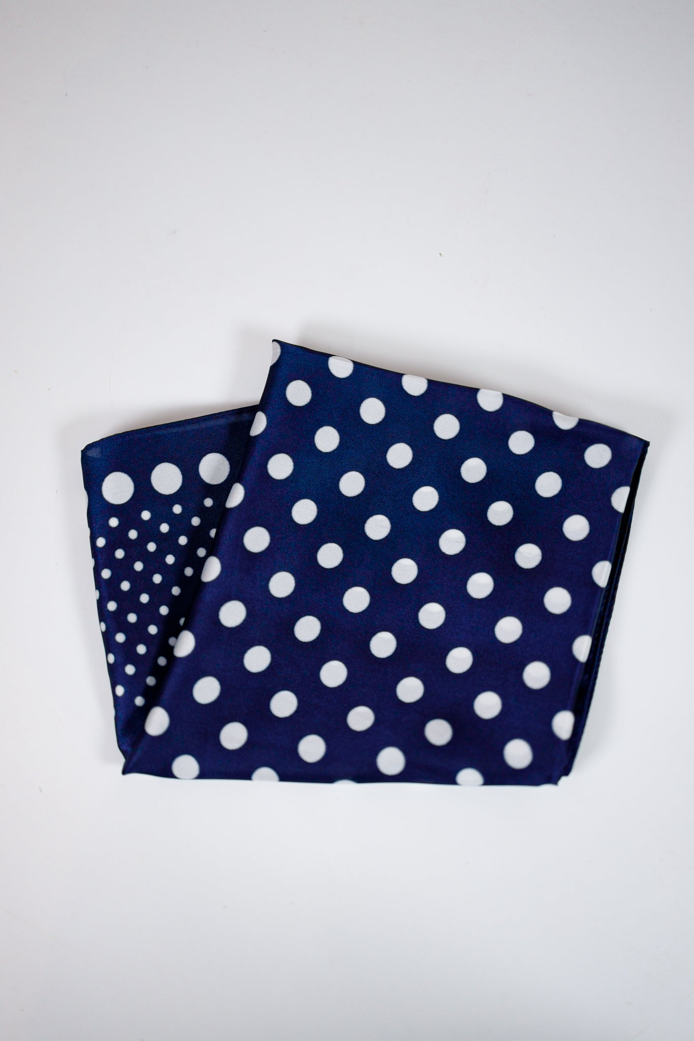 Ombre Polka Dot Print Satin Square Scarf Jaxe + Grace Boutique