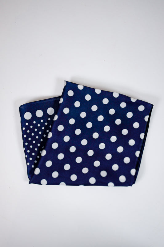 Ombre Polka Dot Print Satin Square Scarf Jaxe + Grace Boutique