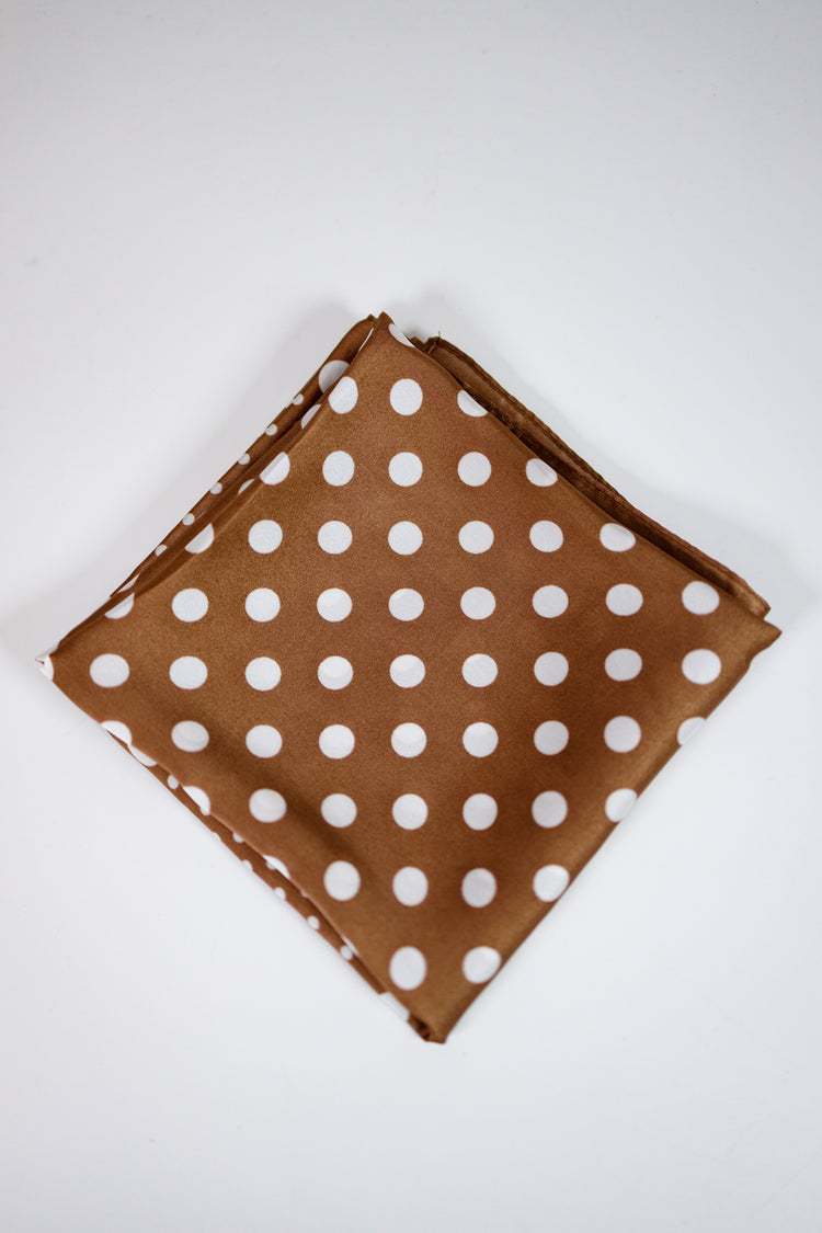 Ombre Polka Dot Print Satin Square Scarf Jaxe + Grace Boutique