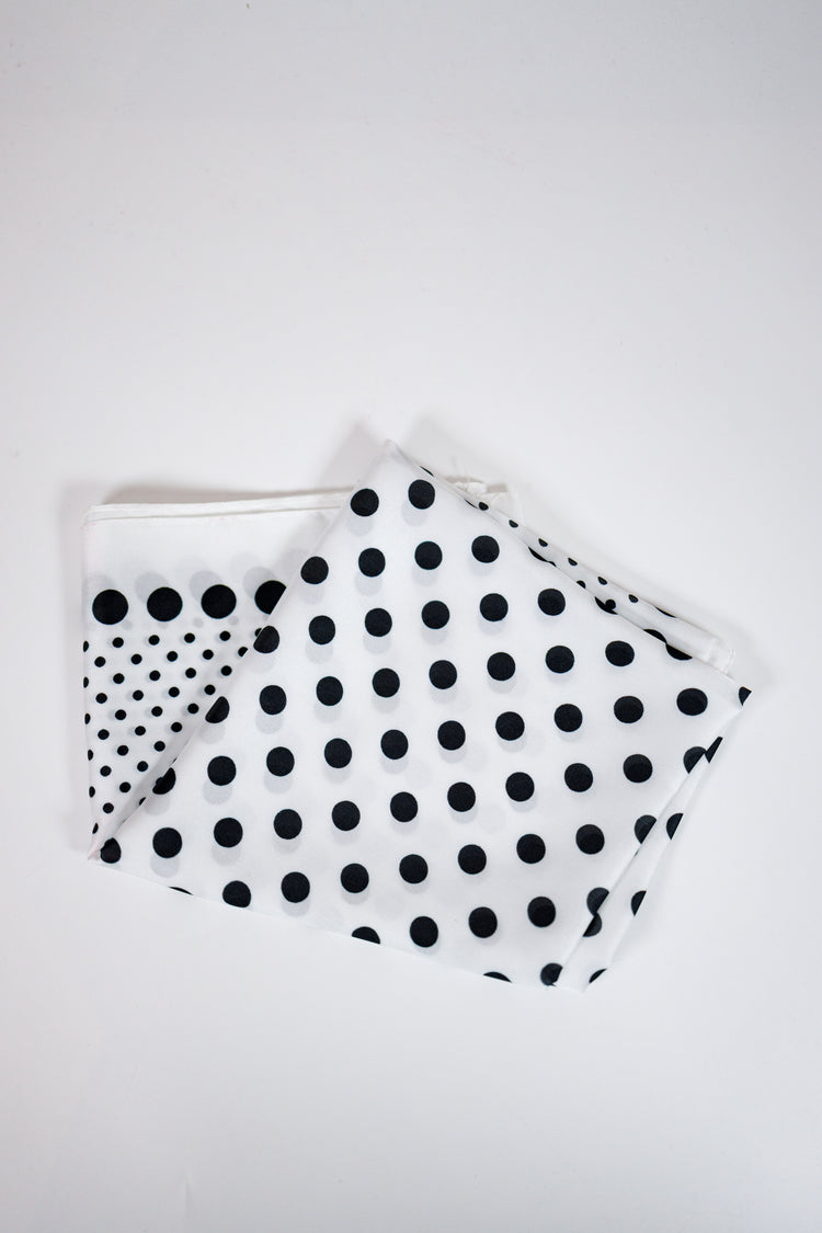 Ombre Polka Dot Print Satin Square Scarf Jaxe + Grace Boutique