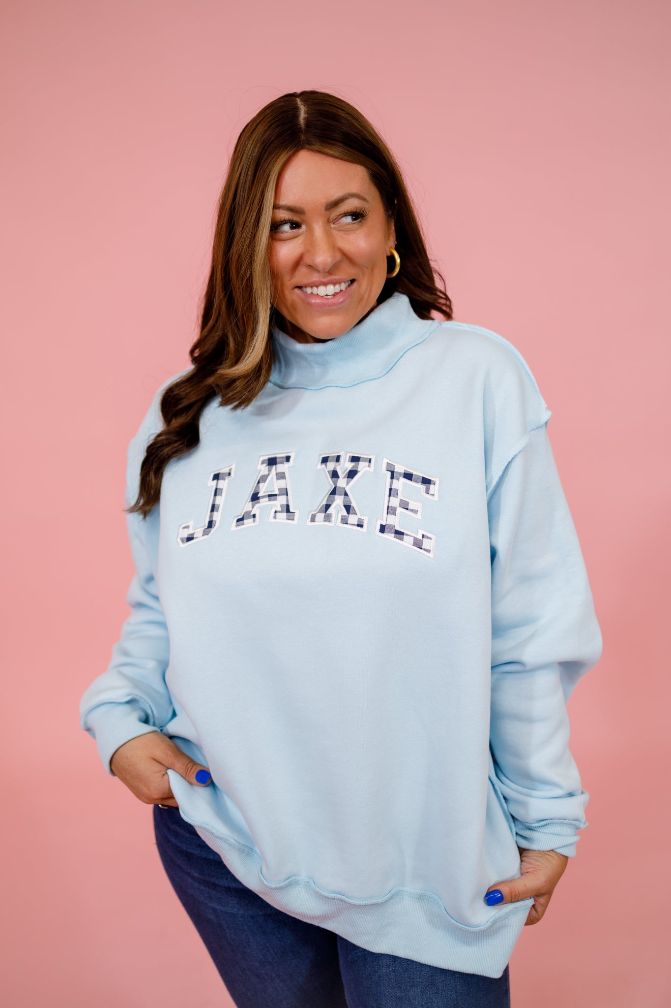 JAXE Mock Neck Sweatshirts, VARIOUS Jaxe + Grace Boutique