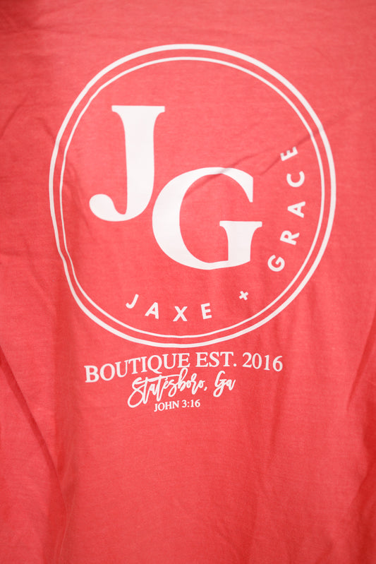 Jaxe + Grace Comfort Color LOGO TEES, VARIOUS Jaxe + Grace Boutique