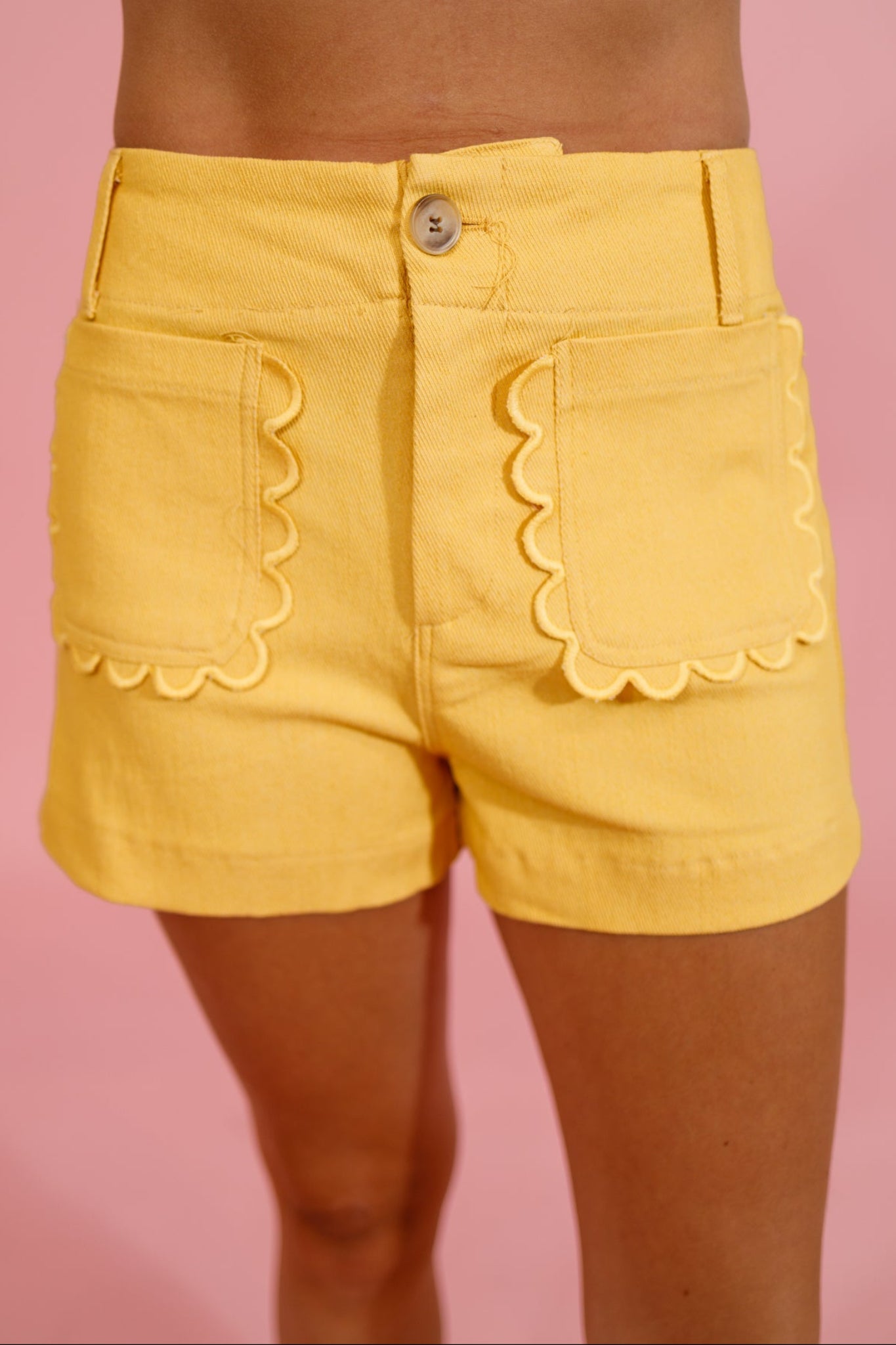 Colette Scallop Pocket Shorts, BUTTER Jaxe + Grace Boutique