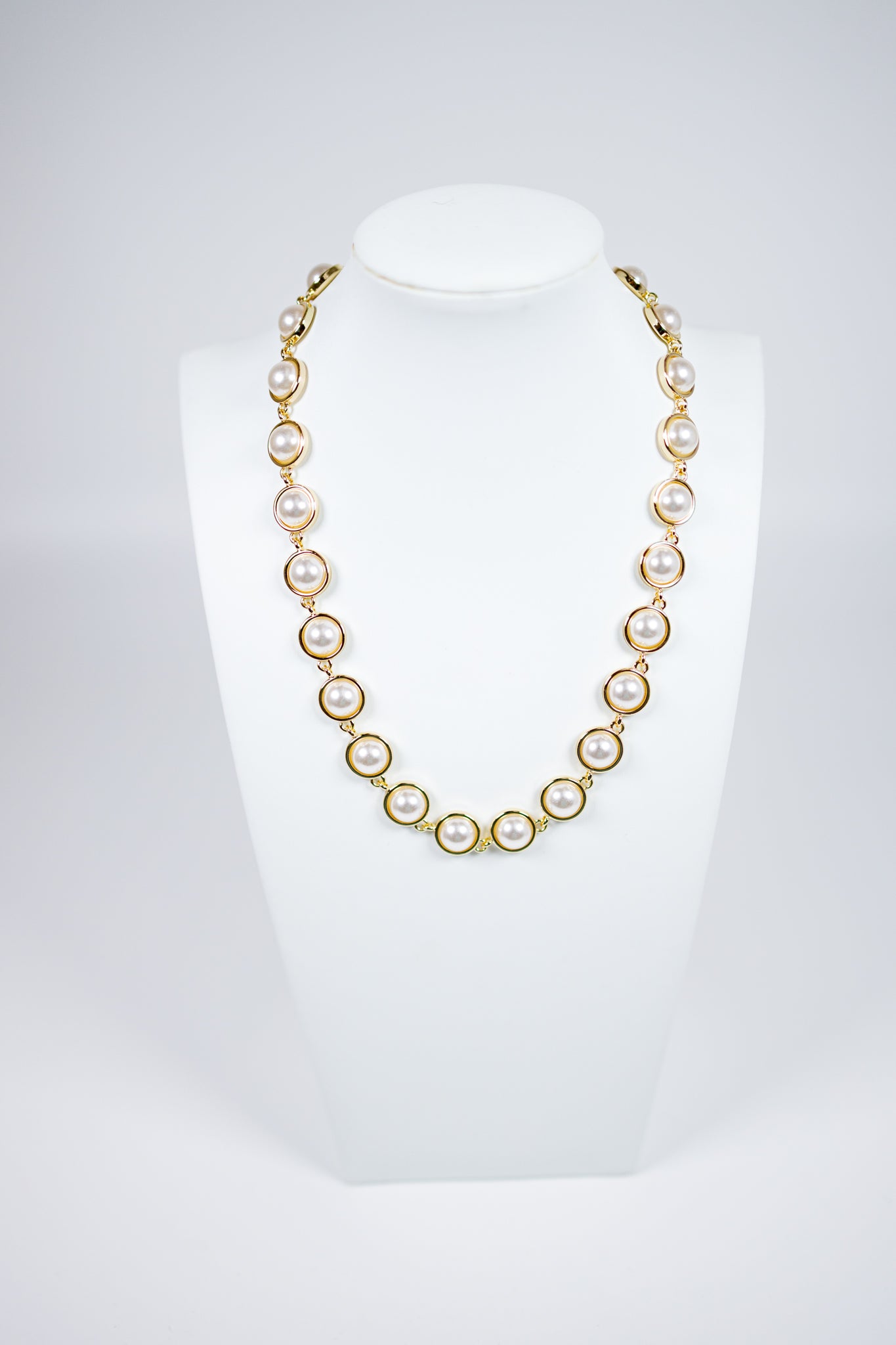 Pearl and Gold Layering Necklace Jaxe + Grace Boutique