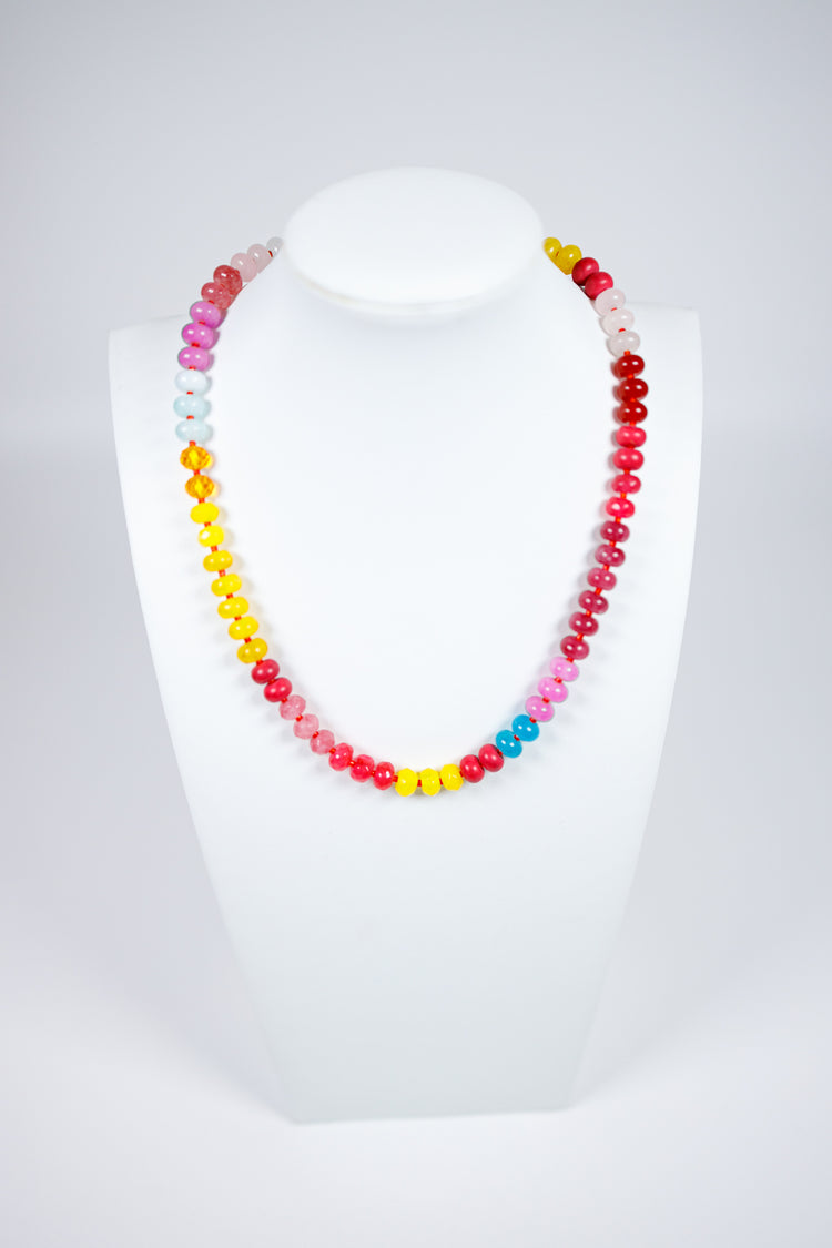Natural Agate Gemstone Necklace, VARIOUS Jaxe + Grace Boutique