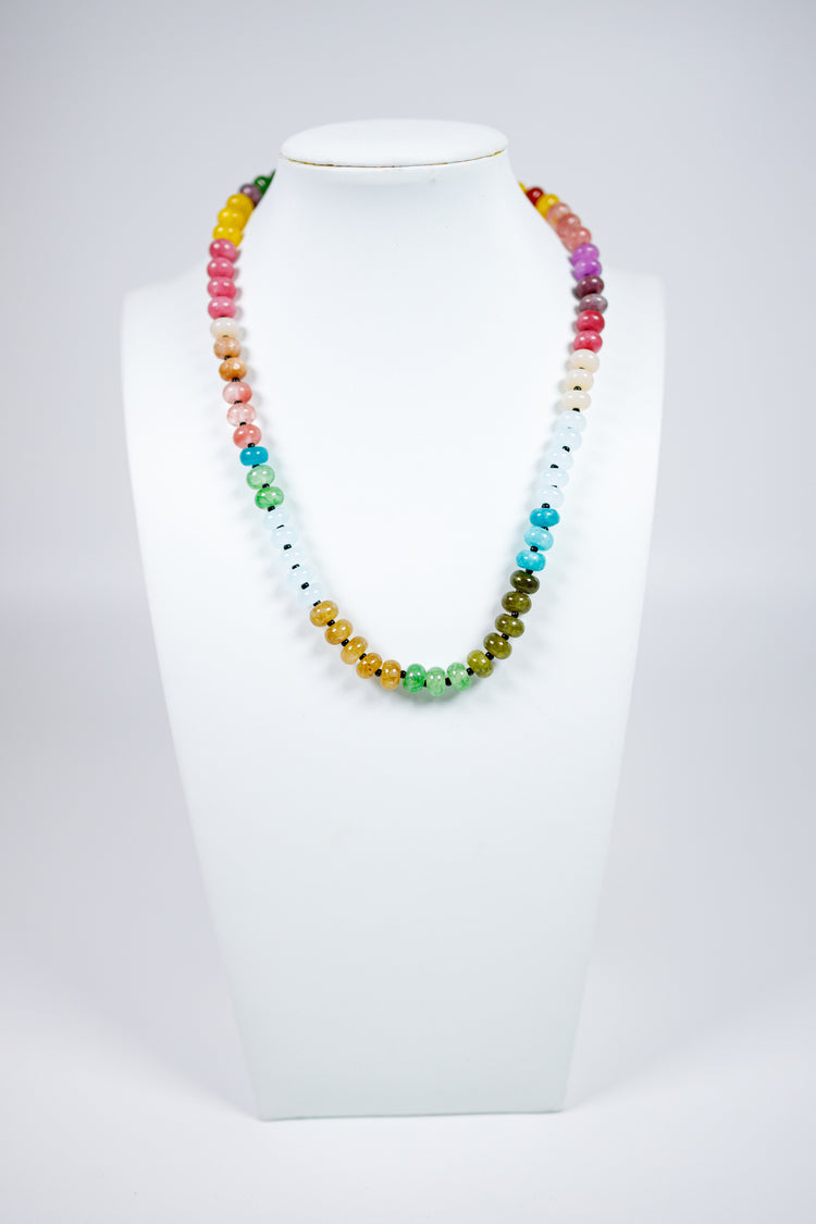 Natural Agate Gemstone Necklace, VARIOUS Jaxe + Grace Boutique