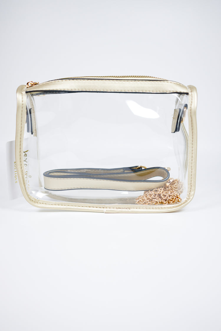 Premium Clear Stadium Satchel Bag, VARIOUS Jaxe + Grace Boutique