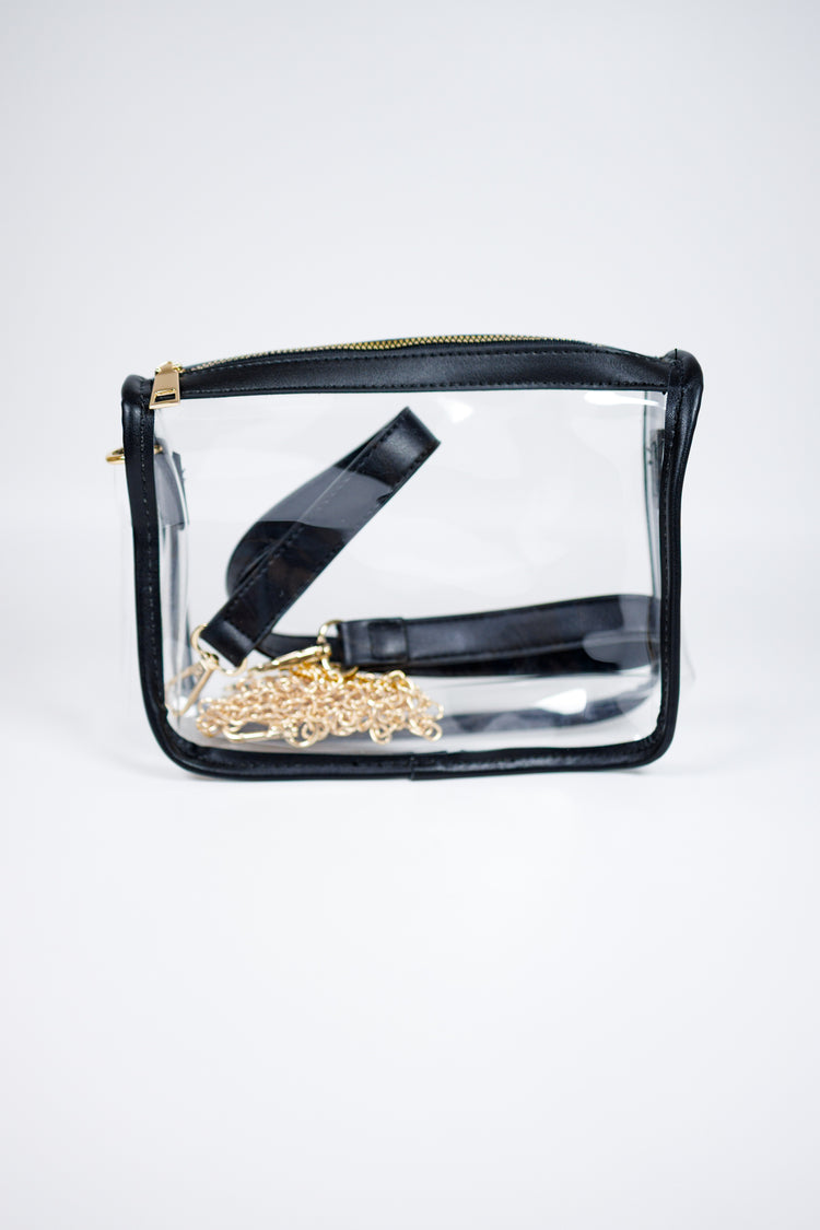 Premium Clear Stadium Satchel Bag, VARIOUS Jaxe + Grace Boutique