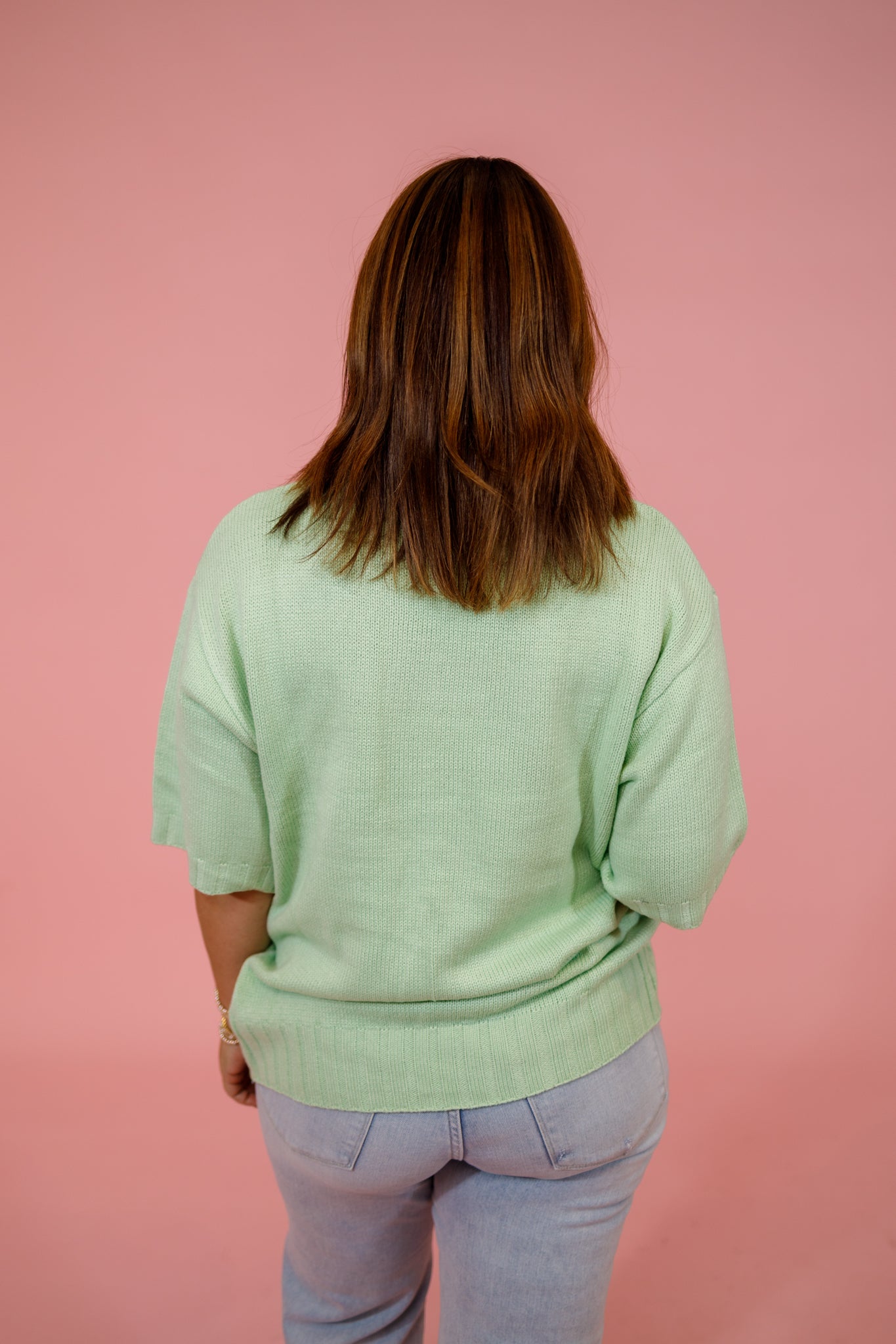 Ribbed Hem Knit Top, SAGE Jaxe + Grace Boutique