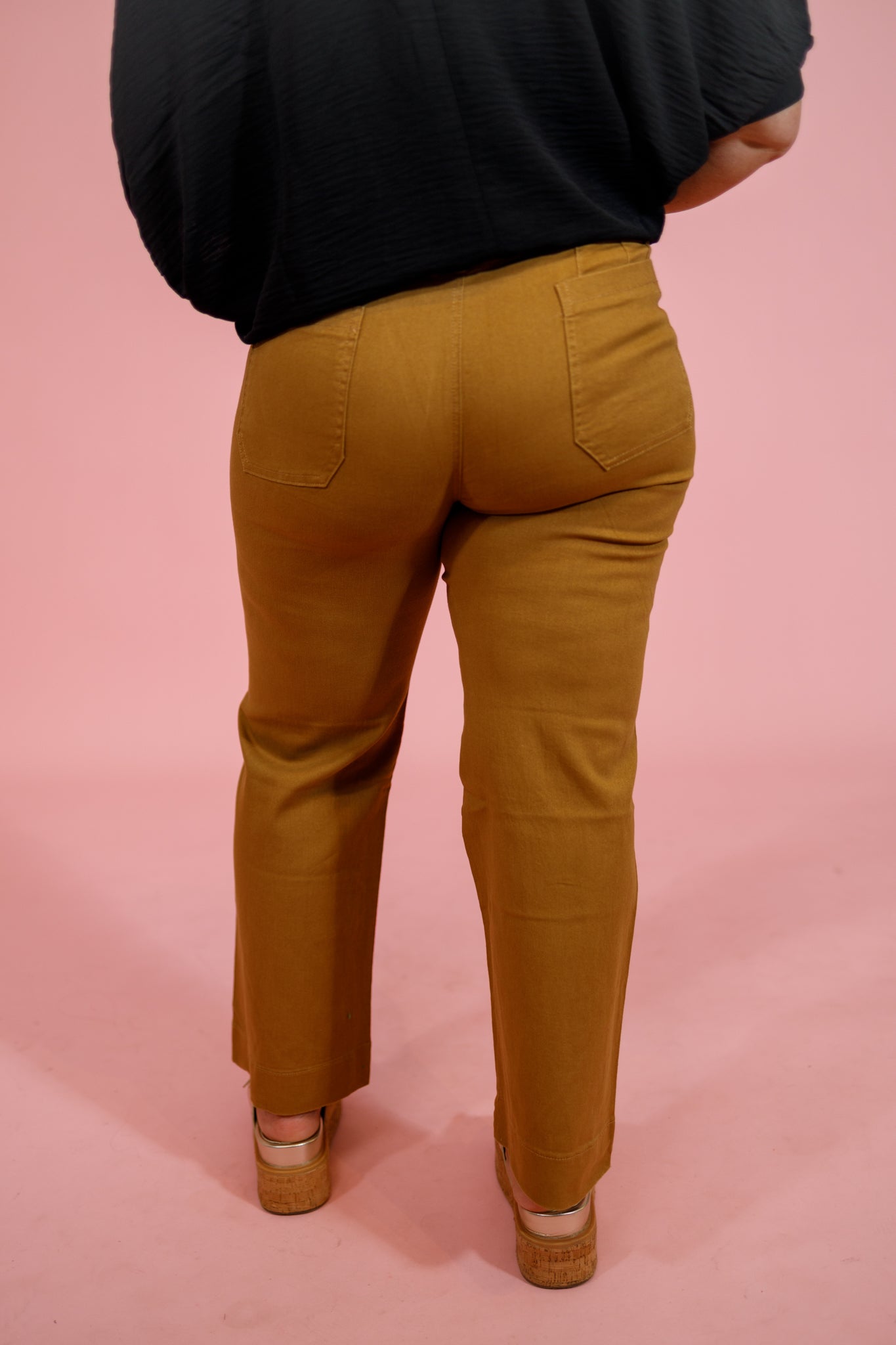 Hazelnut Patch Pocket Pants Jaxe + Grace Boutique