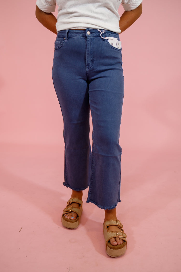 Z Acid Wash Crop Flare Jeans, BLACKBERRY, REG & CURVY Jaxe + Grace Boutique
