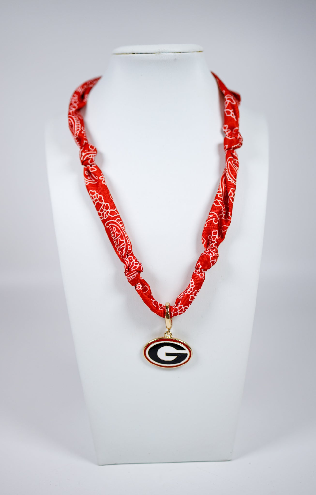 Georgia Bandana Scarf Necklace Jaxe + Grace Boutique