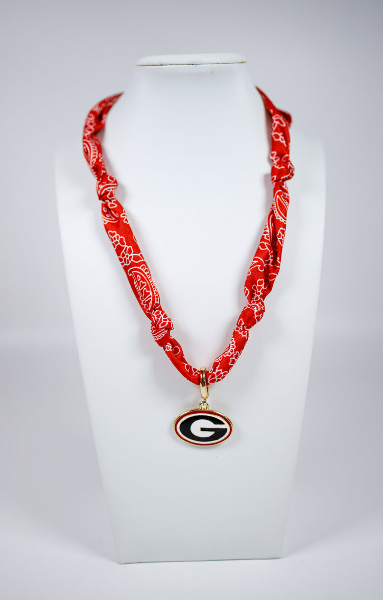 Georgia Bandana Scarf Necklace Jaxe + Grace Boutique