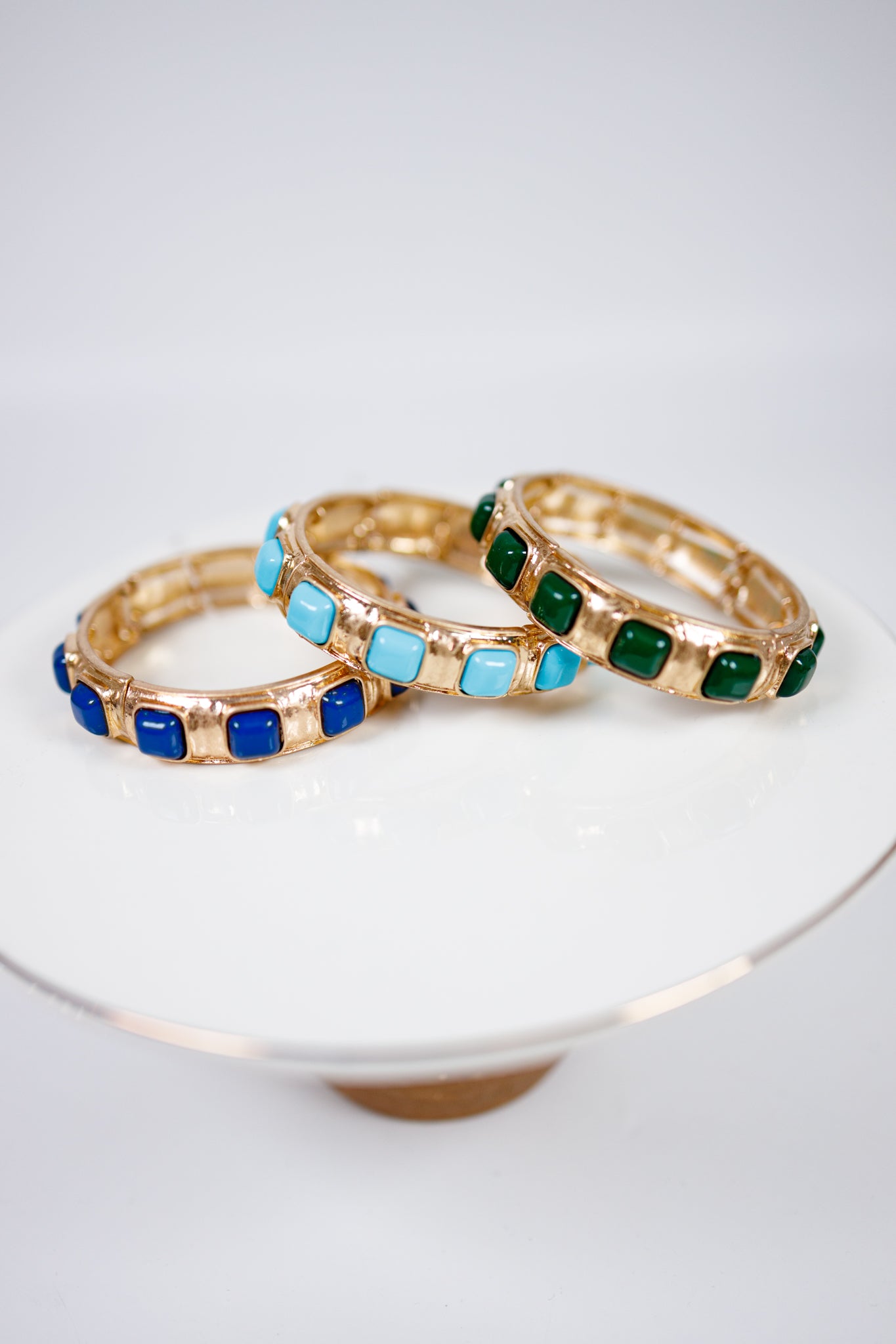 Small Square Stone Bracelet, VARIOUS Jaxe + Grace Boutique