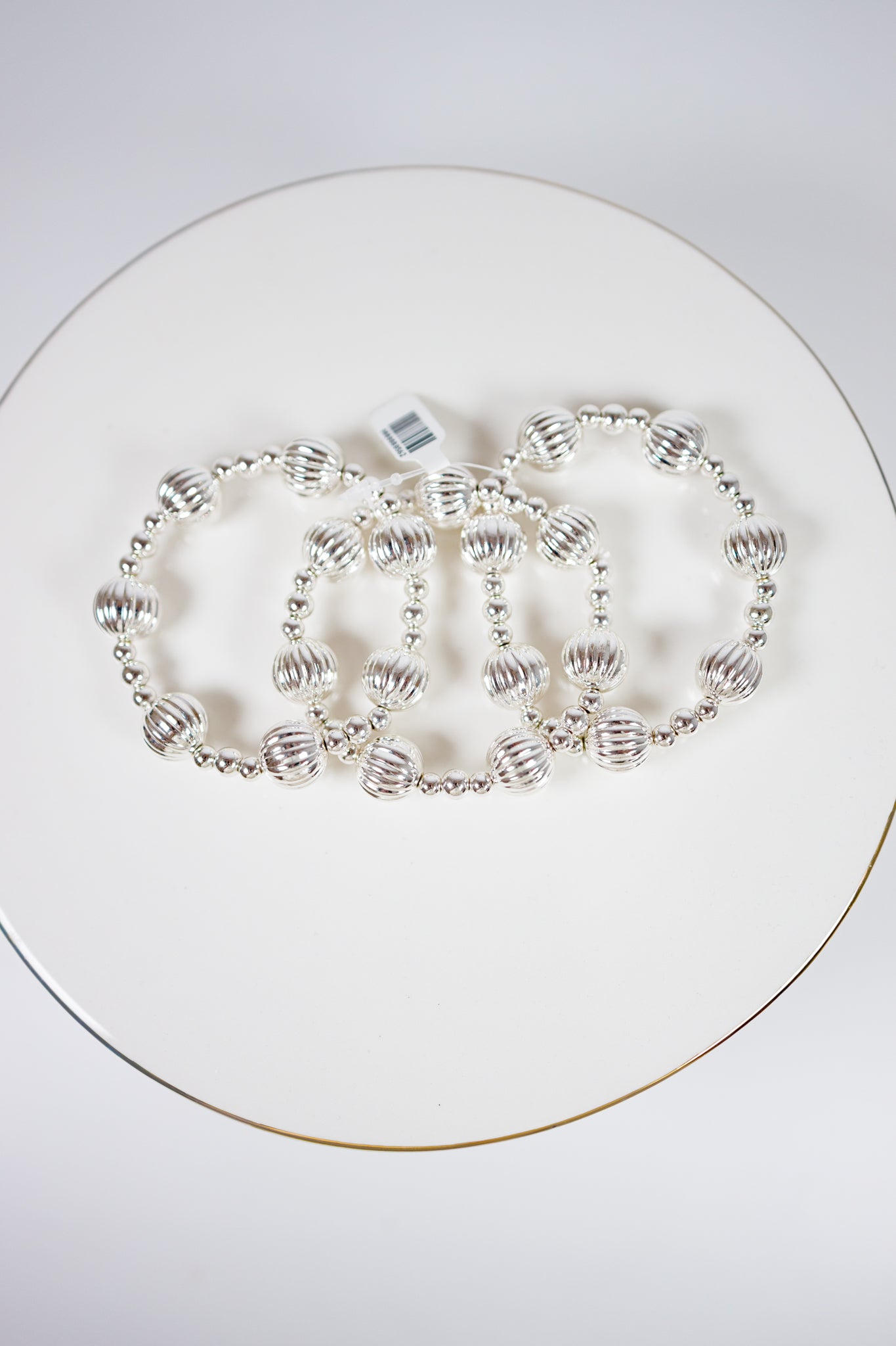 3 Row Textured Ball Bracelet, VARIOUS Jaxe + Grace Boutique