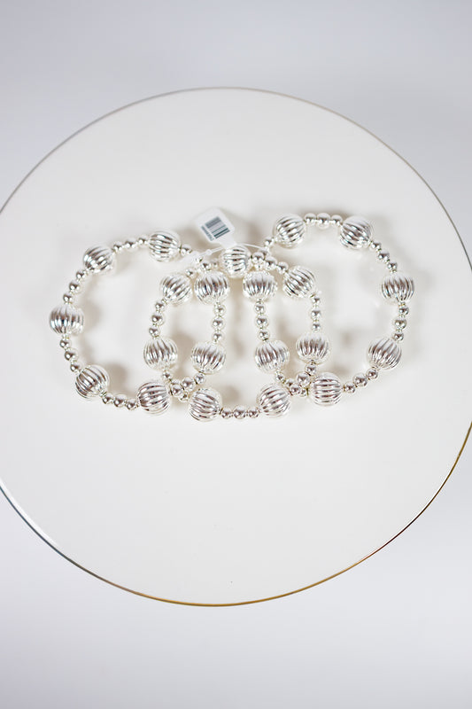 3 Row Textured Ball Bracelet, VARIOUS Jaxe + Grace Boutique
