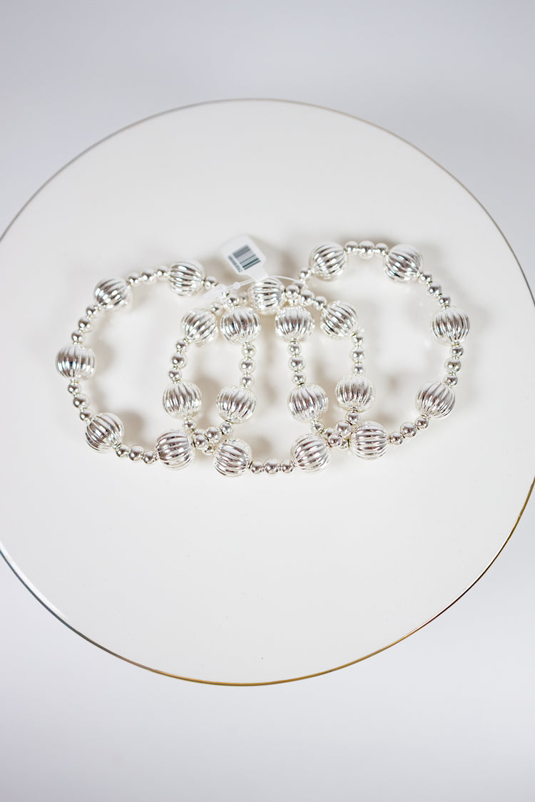 3 Row Textured Ball Bracelet, VARIOUS Jaxe + Grace Boutique