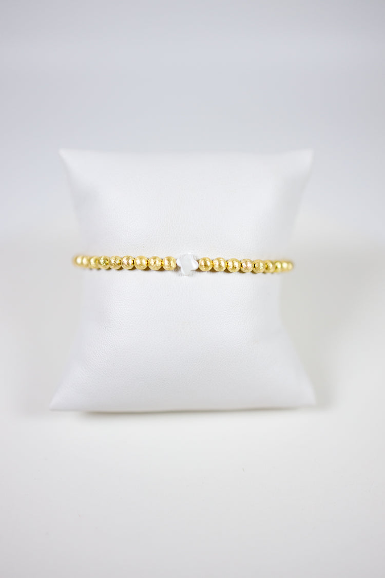 Pearl Cross Bracelet Jaxe + Grace Boutique