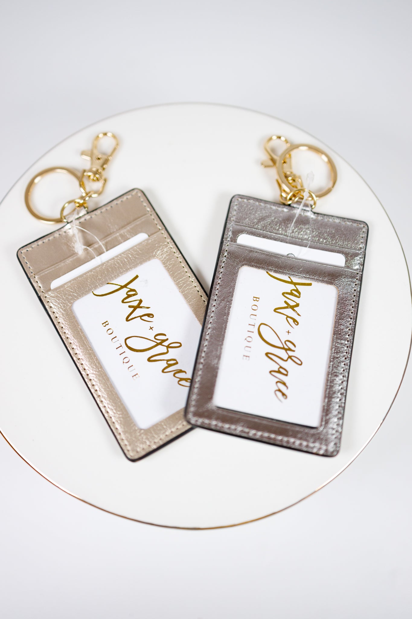 ID Holder Keychain, VARIOUS Jaxe + Grace Boutique