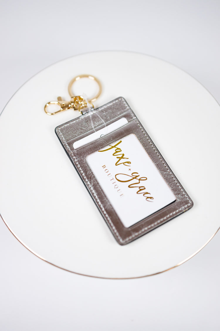 ID Holder Keychain, VARIOUS Jaxe + Grace Boutique