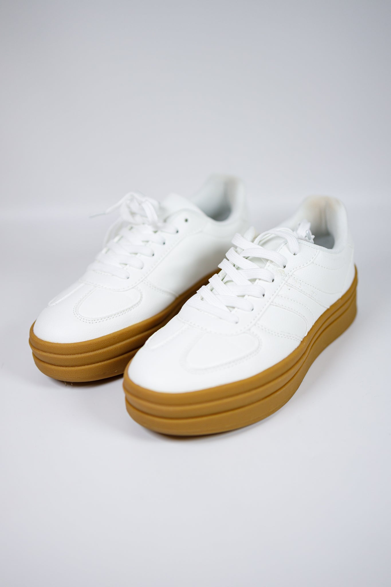 White Platform Sneakers Jaxe + Grace Boutique