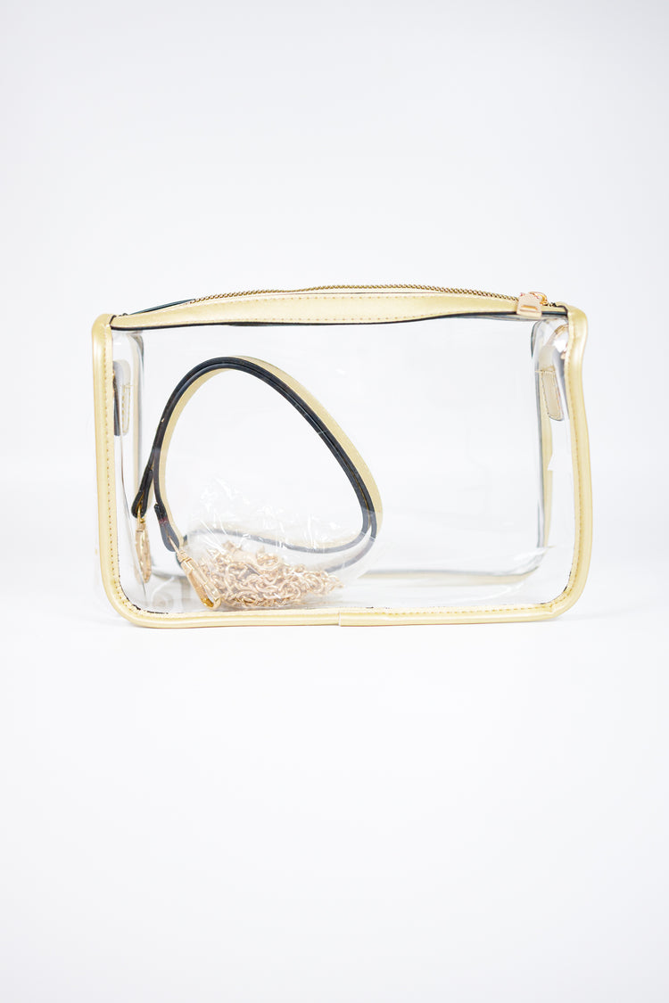Clear Rectangle Stadium Bag, VARIOUS Jaxe + Grace Boutique