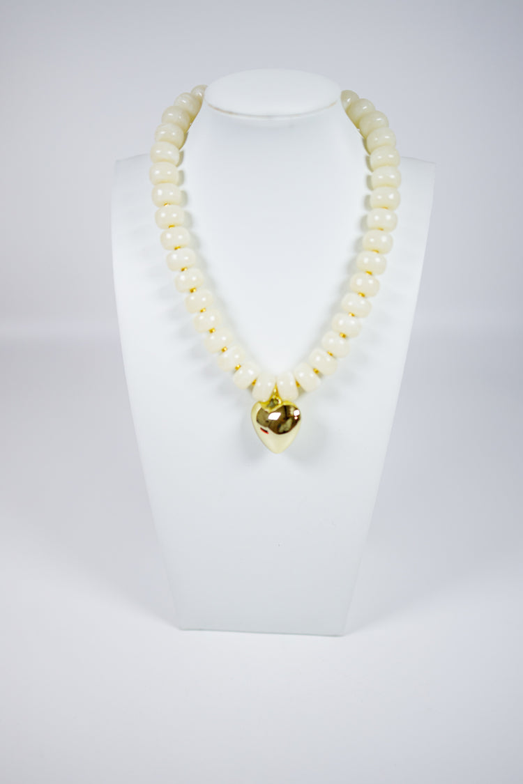 Chunky Heart Bead Necklace, VARIOUS Jaxe + Grace Boutique