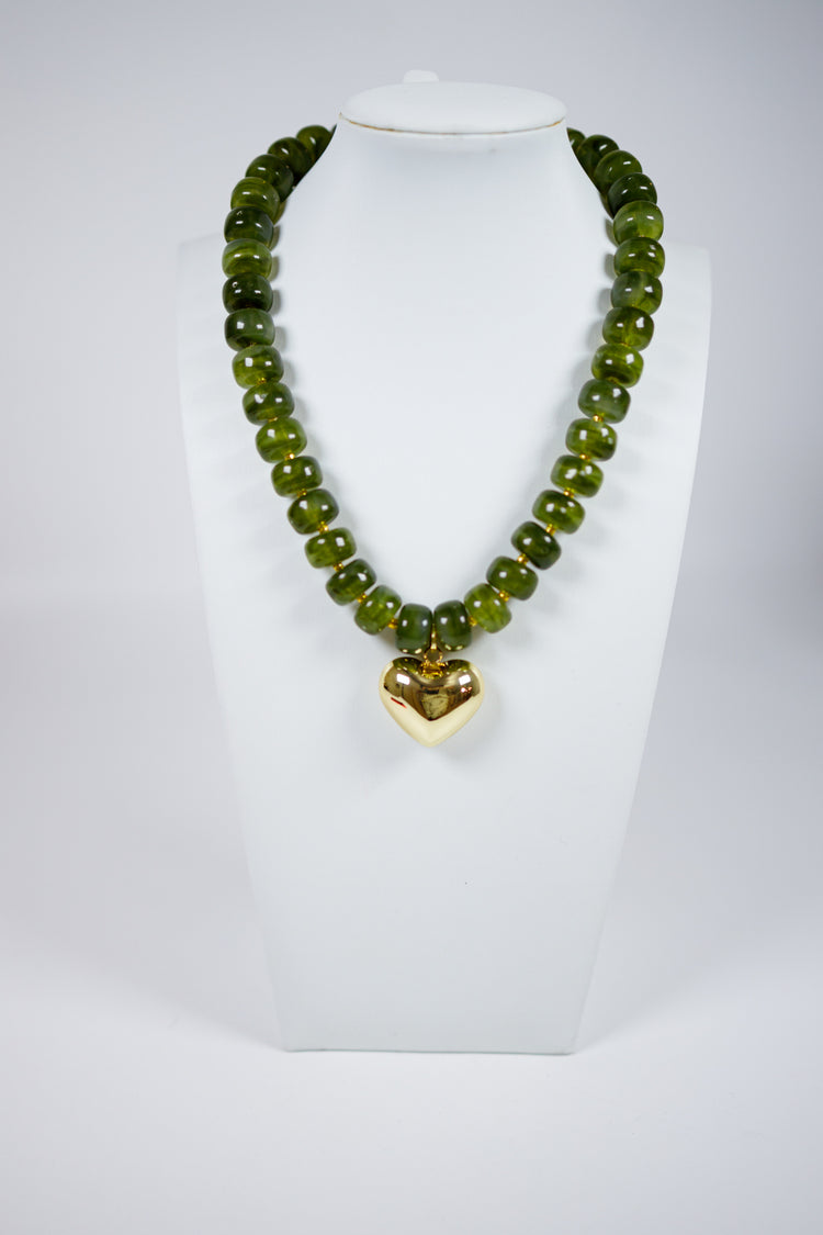 Chunky Heart Bead Necklace, VARIOUS Jaxe + Grace Boutique