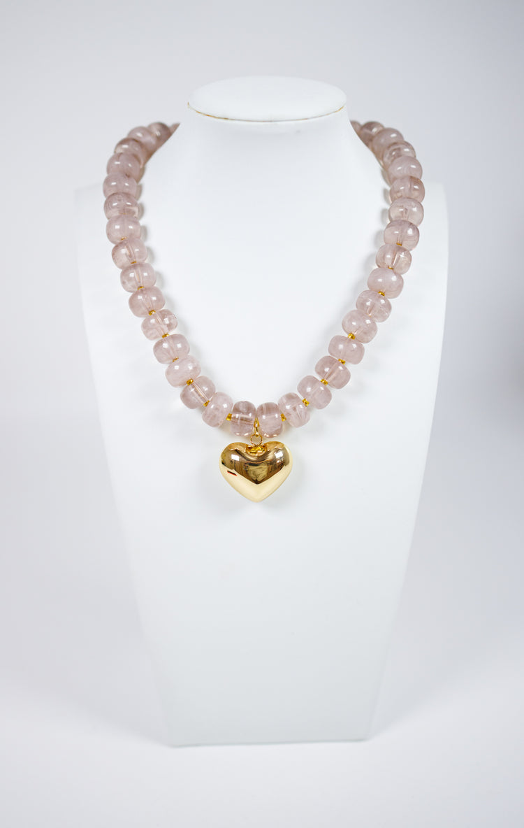 Chunky Heart Bead Necklace, VARIOUS Jaxe + Grace Boutique