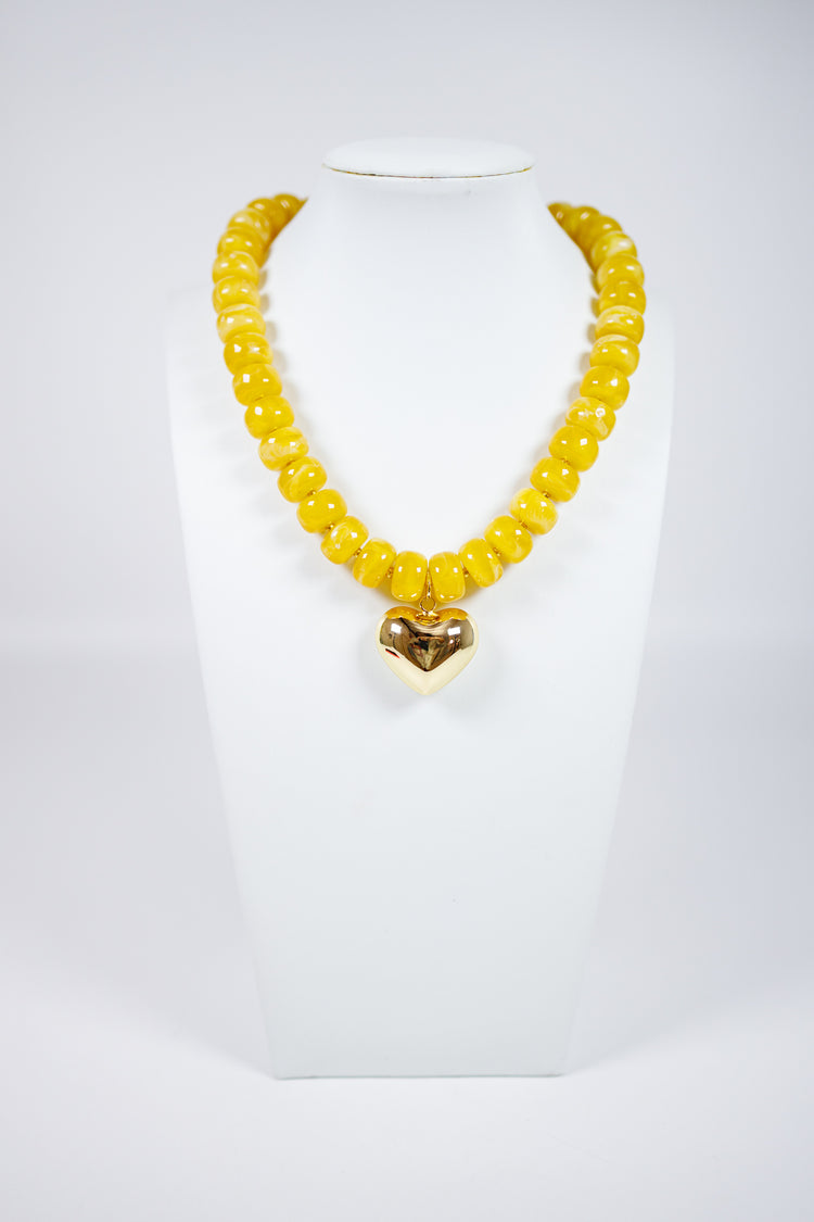 Chunky Heart Bead Necklace, VARIOUS Jaxe + Grace Boutique
