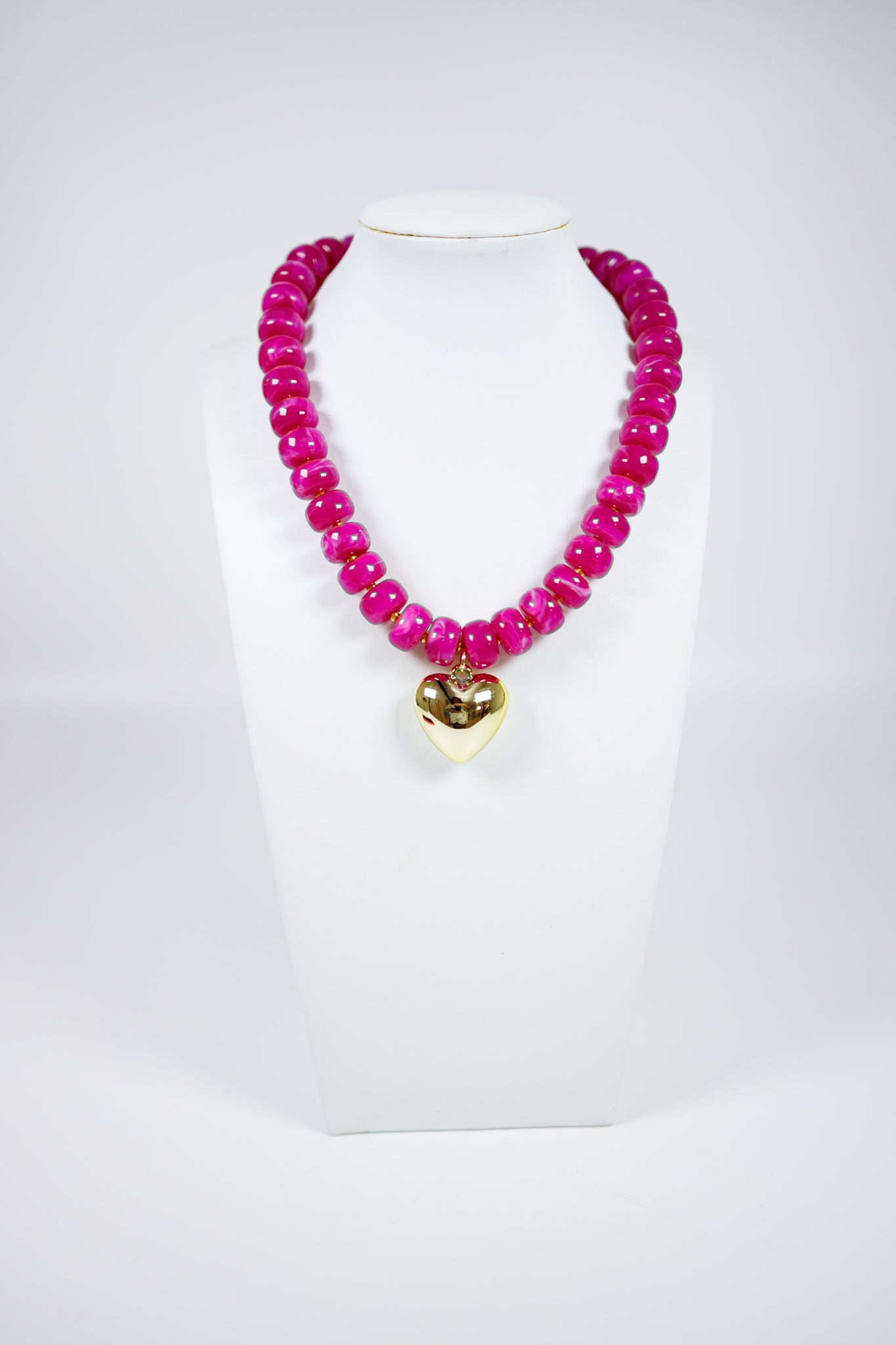 Chunky Heart Bead Necklace, VARIOUS Jaxe + Grace Boutique