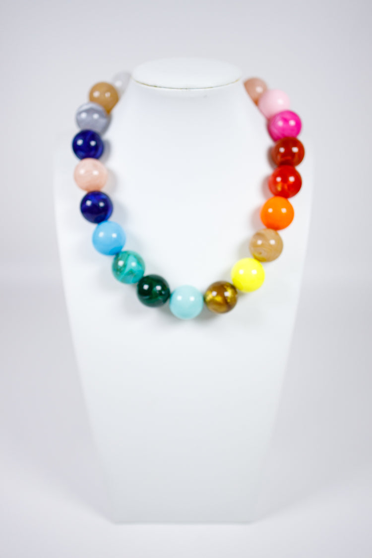 Large Resin Bead Necklace, VARIOUS Jaxe + Grace Boutique