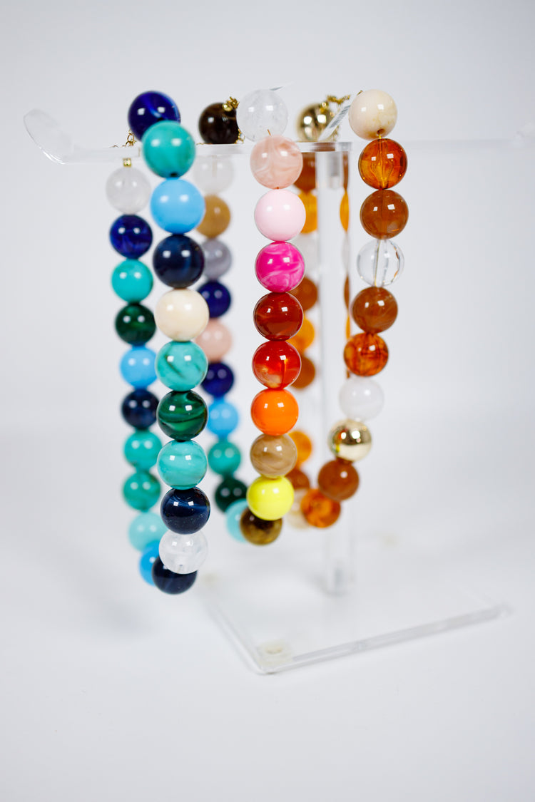 Large Resin Bead Necklace, VARIOUS Jaxe + Grace Boutique