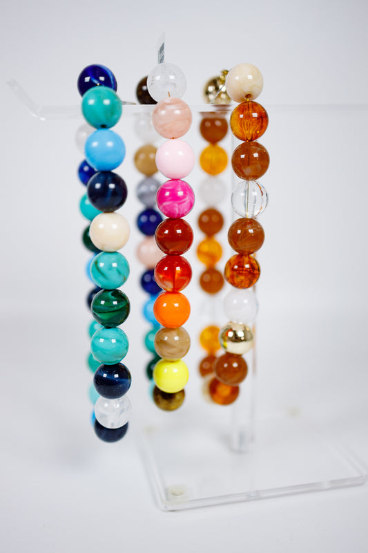 Large Resin Bead Necklace, VARIOUS Jaxe + Grace Boutique