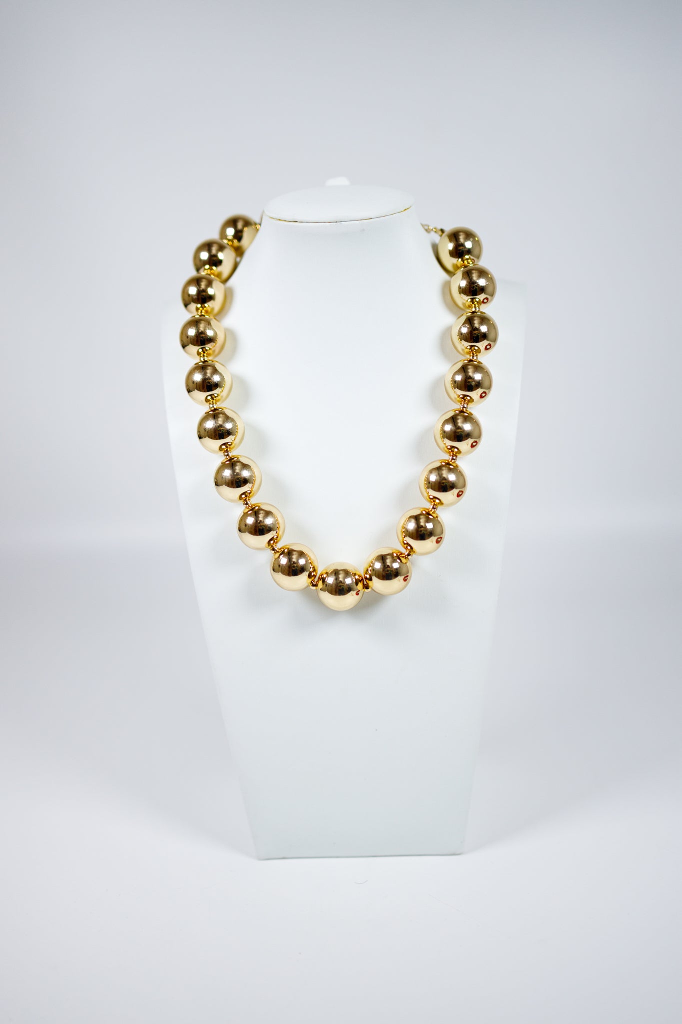 Gold Collier Beaded Necklace Jaxe + Grace Boutique
