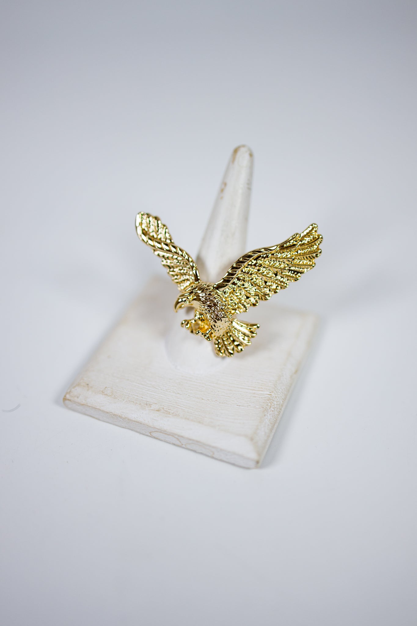 Gold Eagle Scarf Slide Jaxe + Grace Boutique