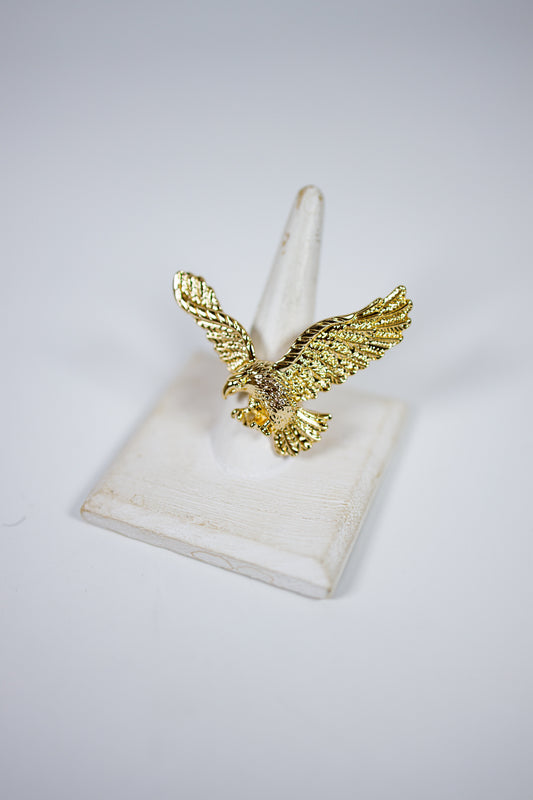 Gold Eagle Scarf Slide Jaxe + Grace Boutique