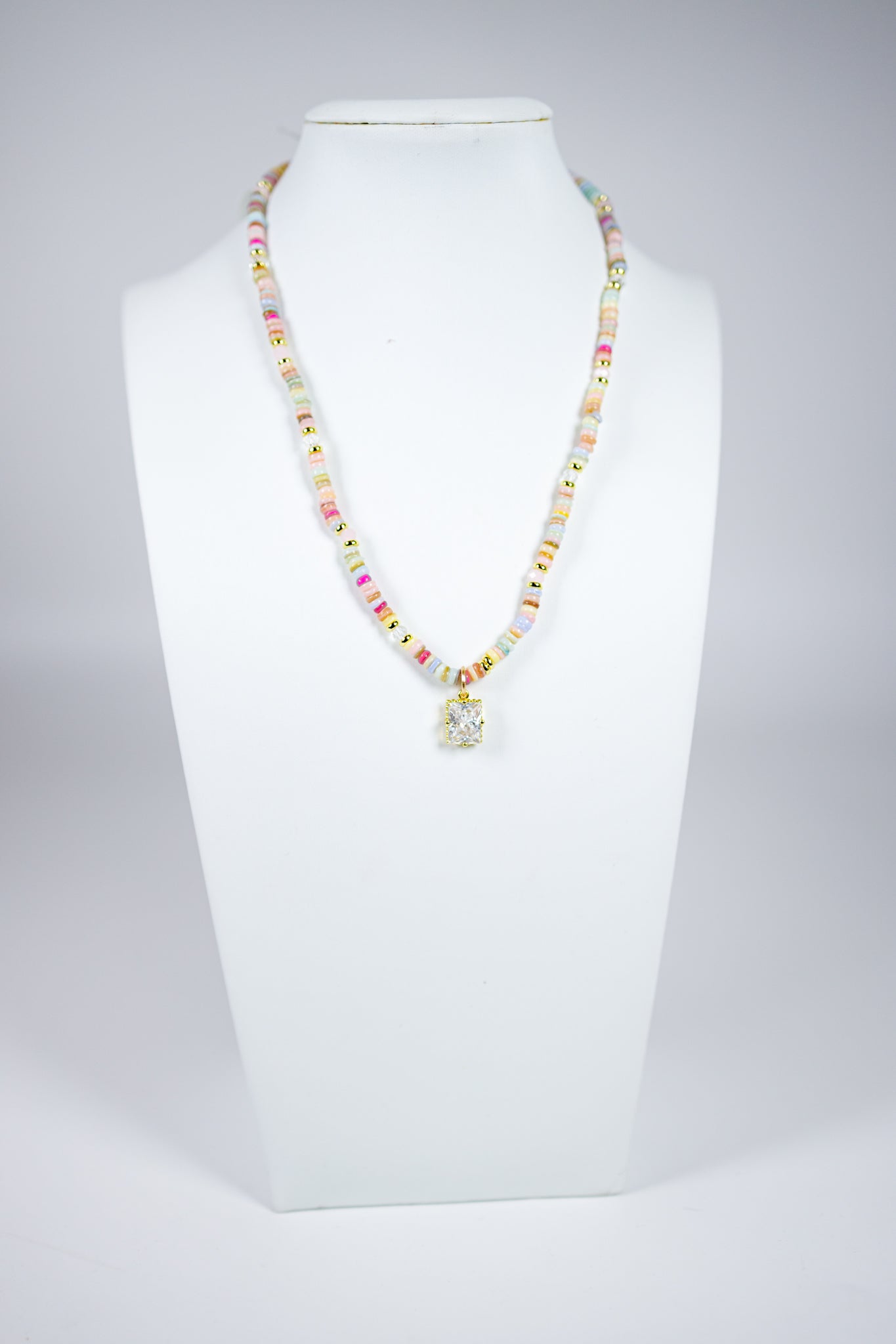 Taylor Shaye - Violet Beaded Necklace Jaxe + Grace Boutique