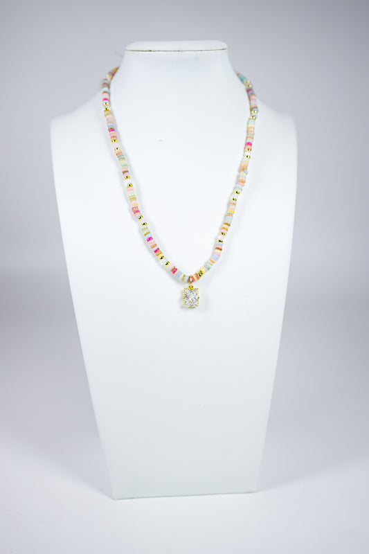 Taylor Shaye - Violet Beaded Necklace Jaxe + Grace Boutique