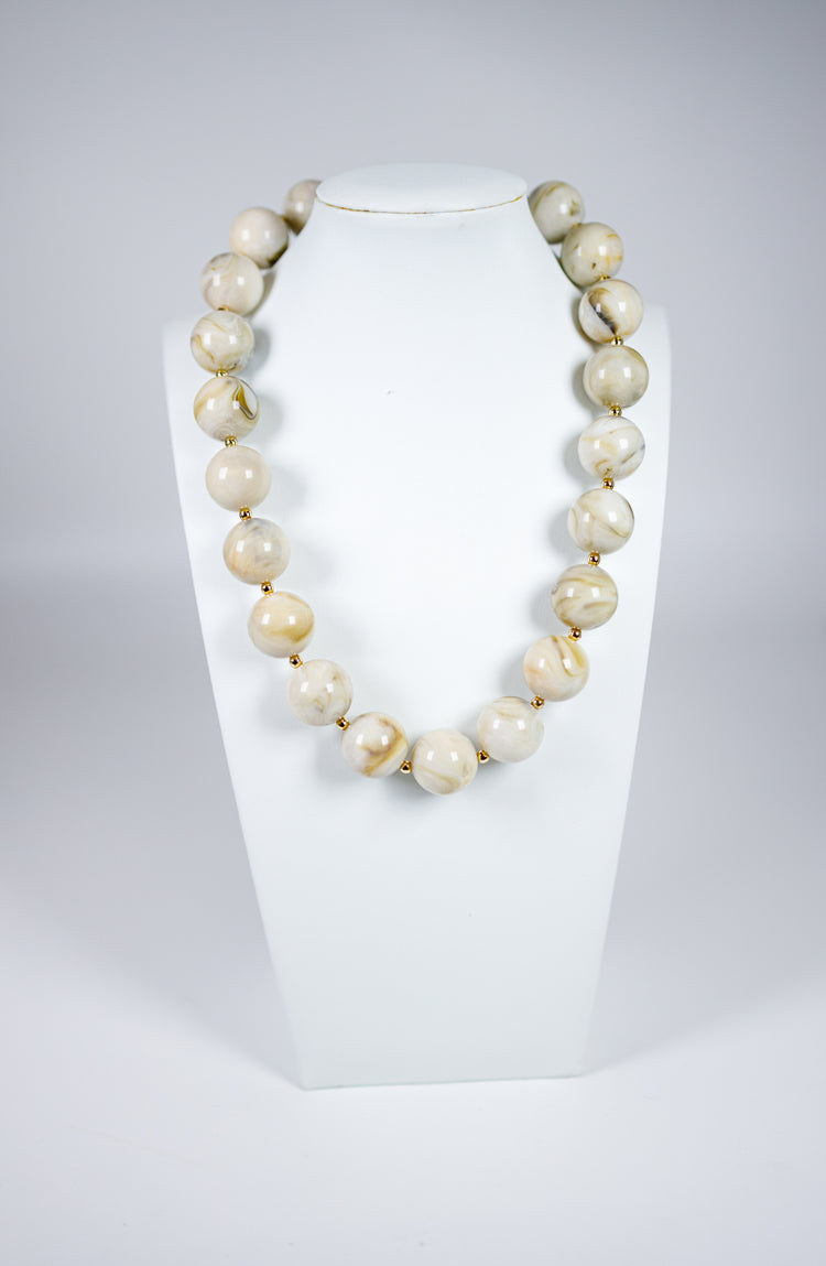 Acrylic Marble Bead Necklace, VARIOUS Jaxe + Grace Boutique