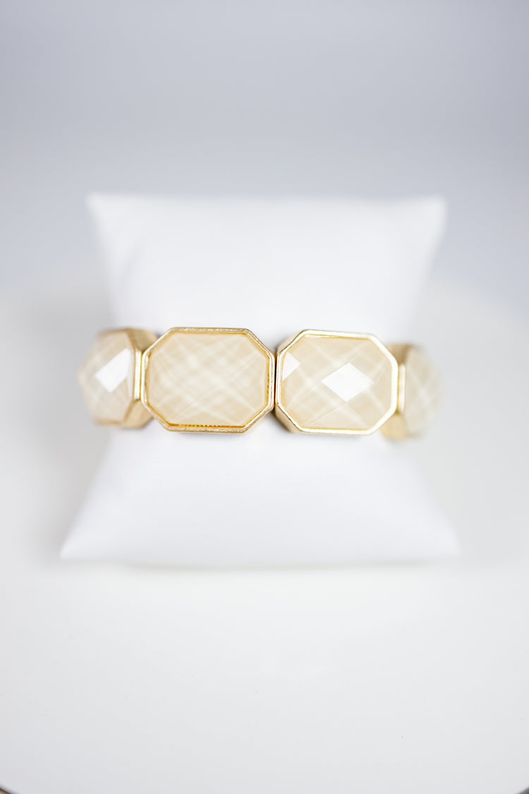 Octagon Stone Bracelet, VARIOUS Jaxe + Grace Boutique