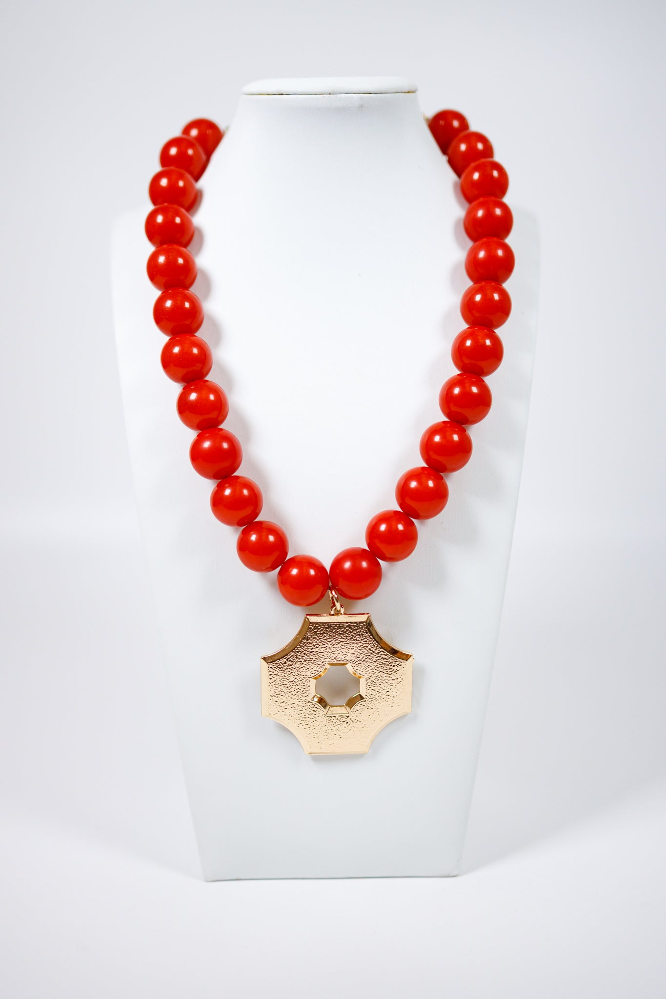 Quatrefoil Pendant Bead Necklace, VARIOUS Jaxe + Grace Boutique