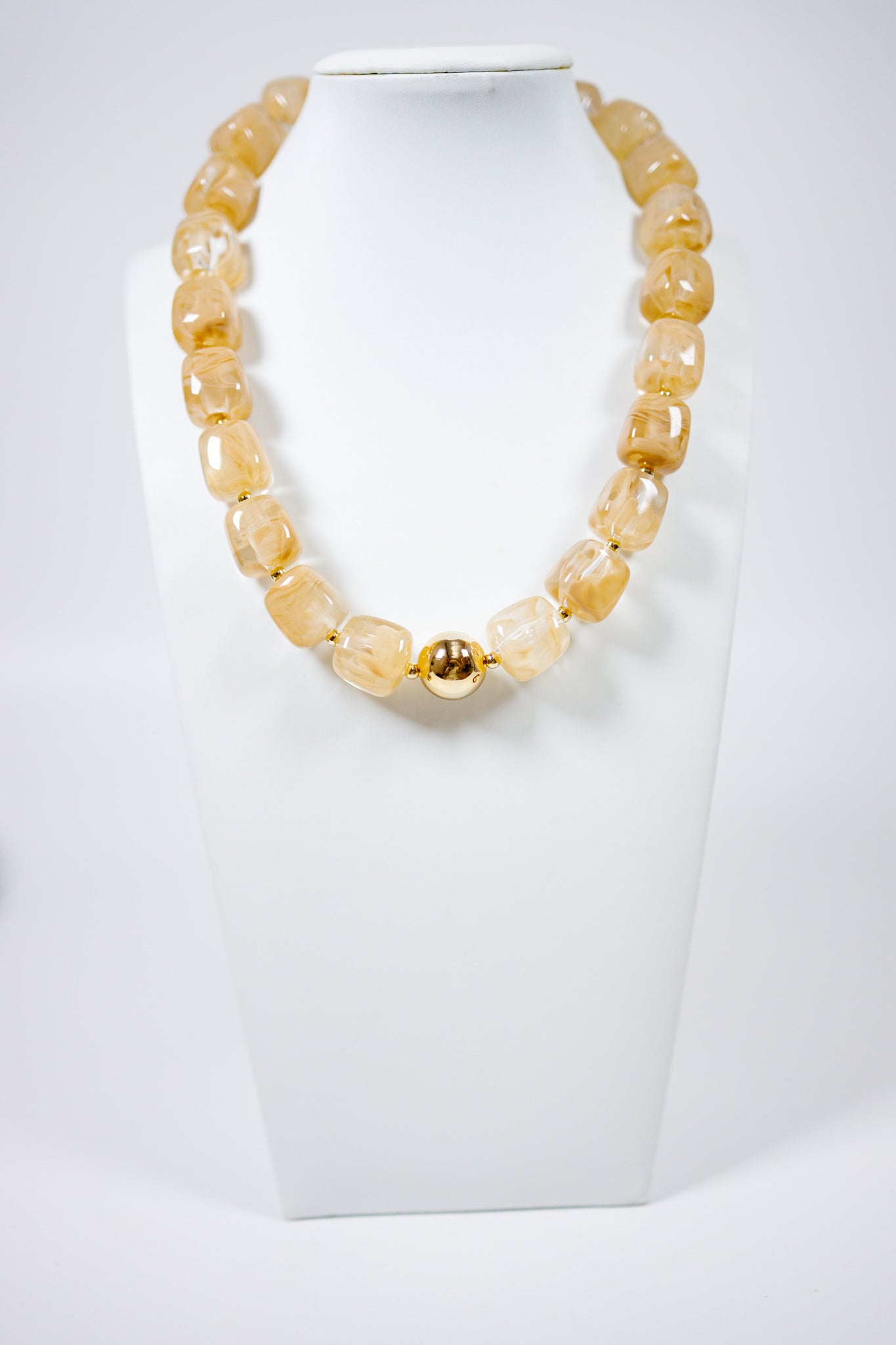 Colorful Geometric Acrylic Bead Necklace, VARIOUS Jaxe + Grace Boutique