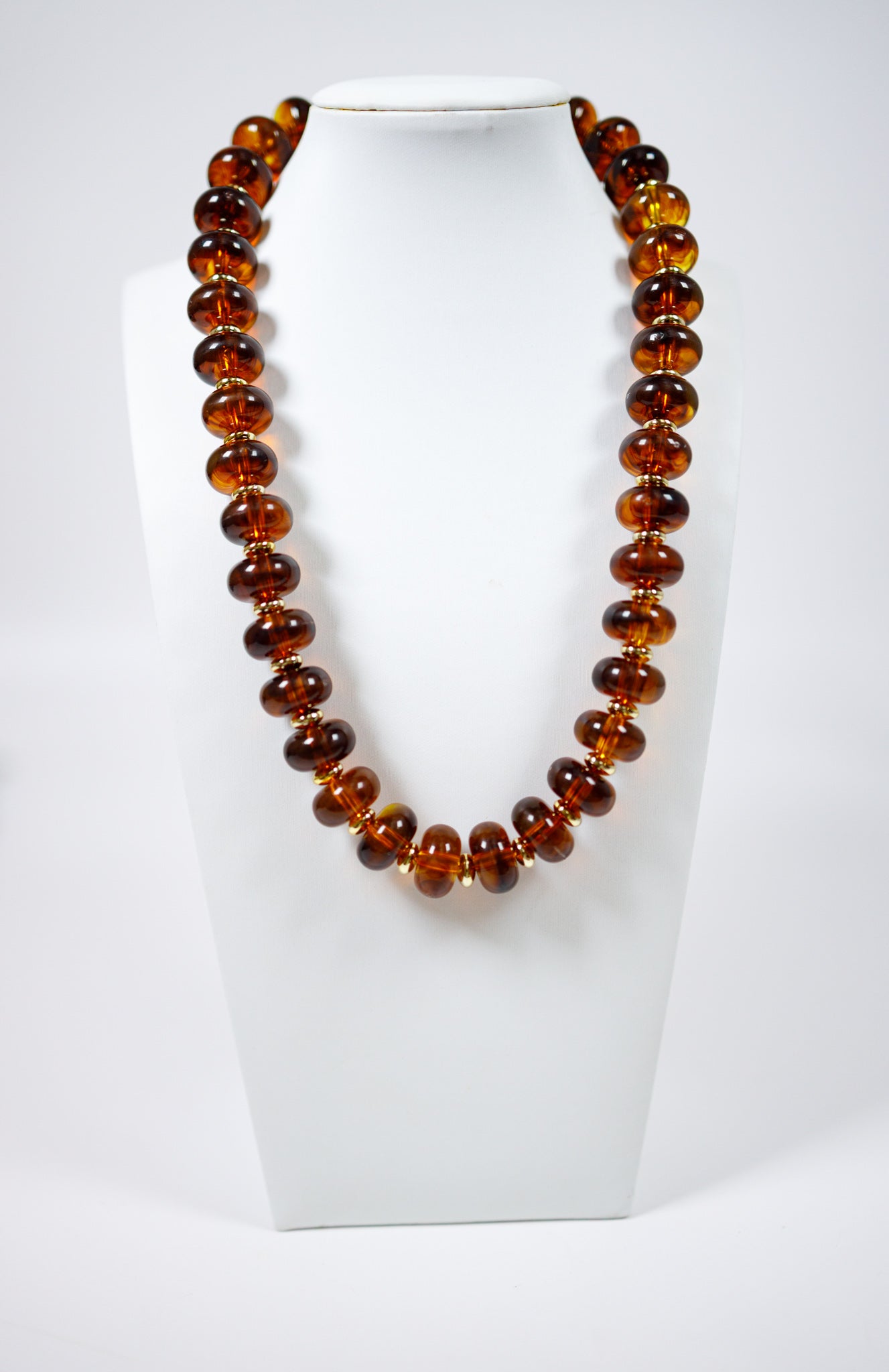 Amber Irregular Beaded Necklace Jaxe + Grace Boutique