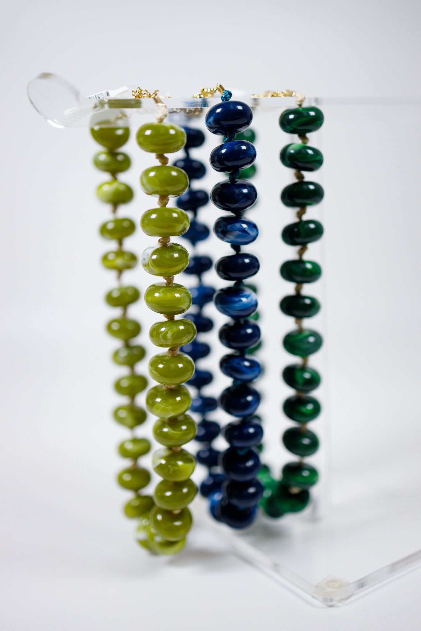 Layered Resin Beaded Necklace, VARIOUS Jaxe + Grace Boutique
