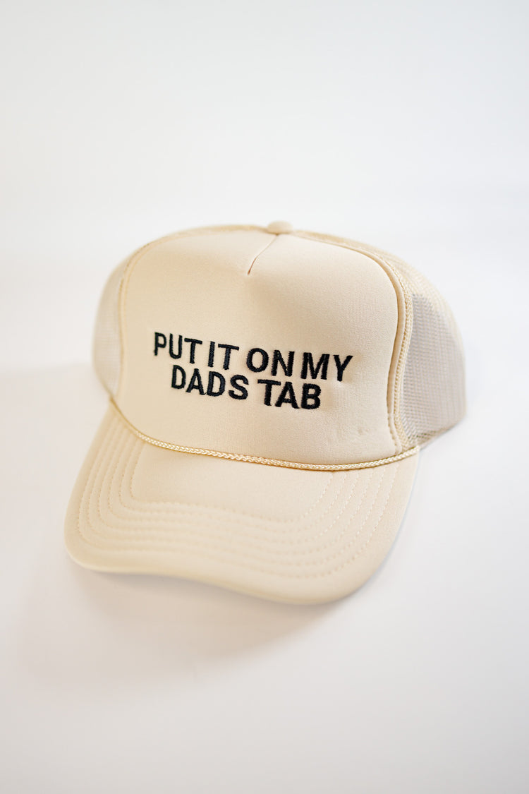 "Put it on the Tab" Trucker Hat, VARIOUS QUOTES