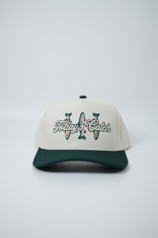 "Today's Catch" Embroidered Fish Hat Jaxe + Grace Boutique